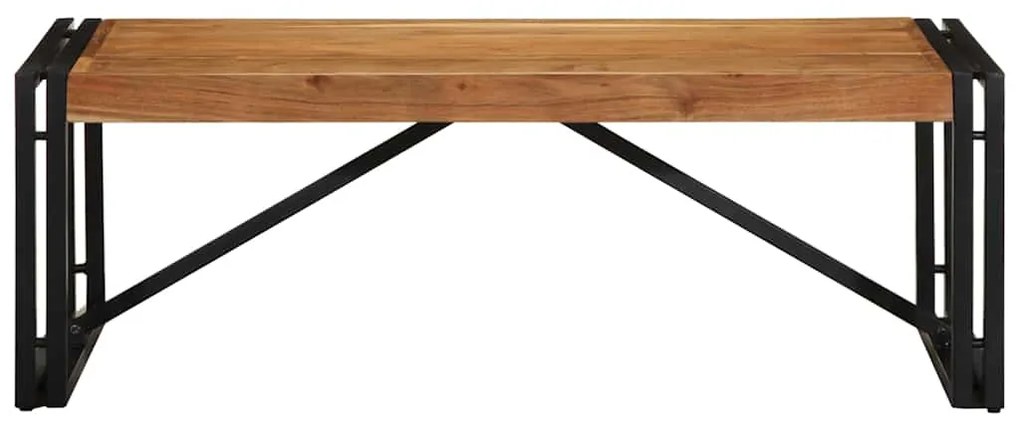 Mesa de centro 100x50x35 cm madeira de acácia maciça