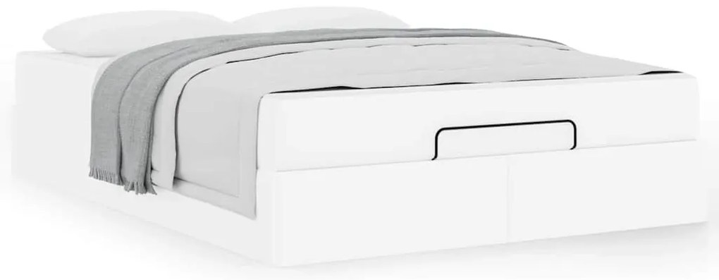 Estrutura de cama com colchão Outros Branco Puro 140 x 200 cm