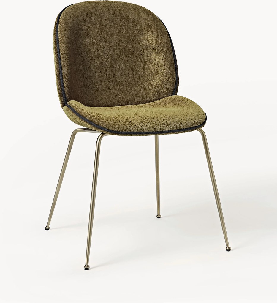 WESTWING x GUBI, Cadeira de jantar estofada Beetle by Delia Lachance