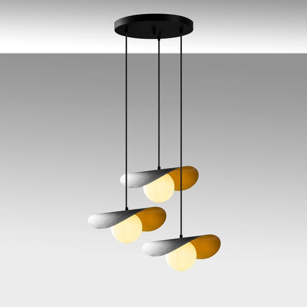 Candeeiro de Teto Vatoz – Preto – 60 x 60 cm