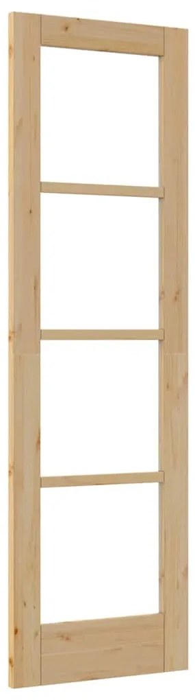 Porta Interior com Vidro 'ORKDAL'61x198,5x4 cm Madeira Sólida Pinus