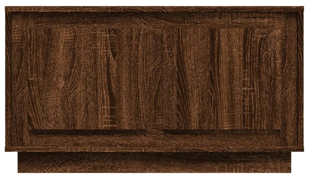 Móvel de TV 80x35x45 cm derivados de madeira carvalho castanho