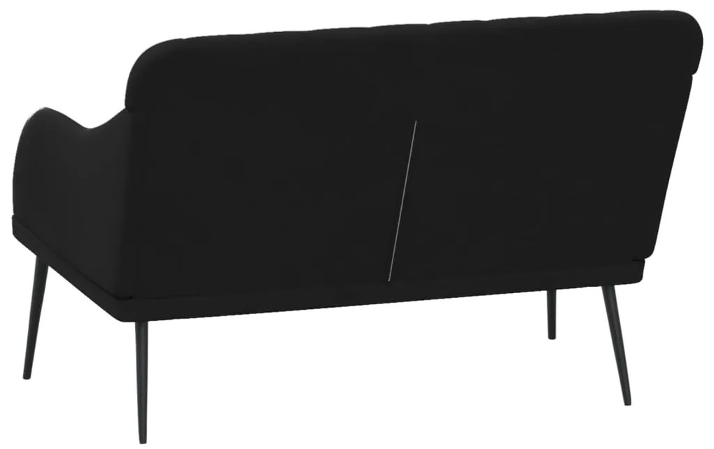 Banco 110x76x80 cm veludo preto