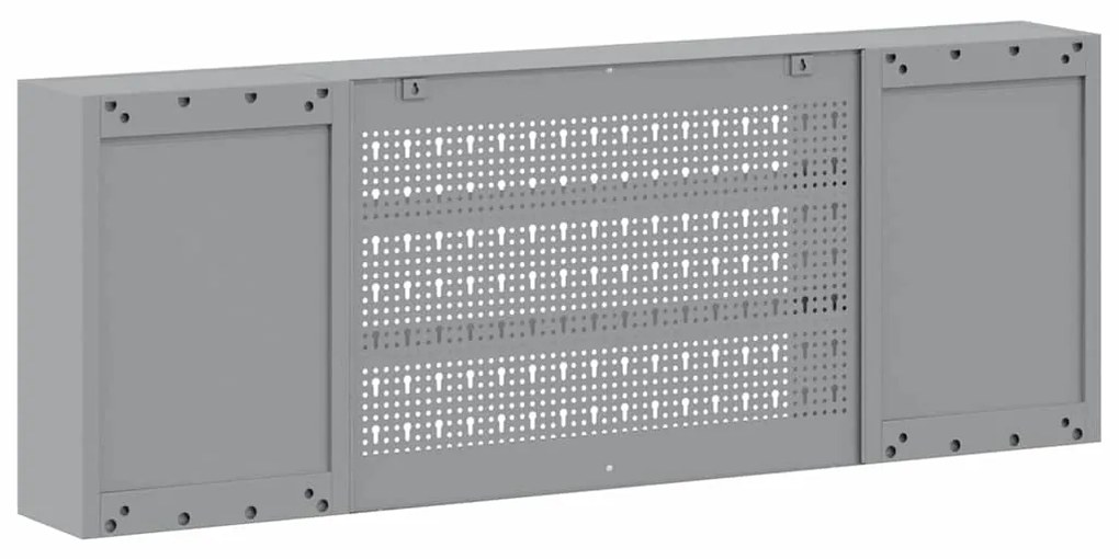 Armário para Ferramentas VidaXL Parede com Painel de Ferramentas Preto