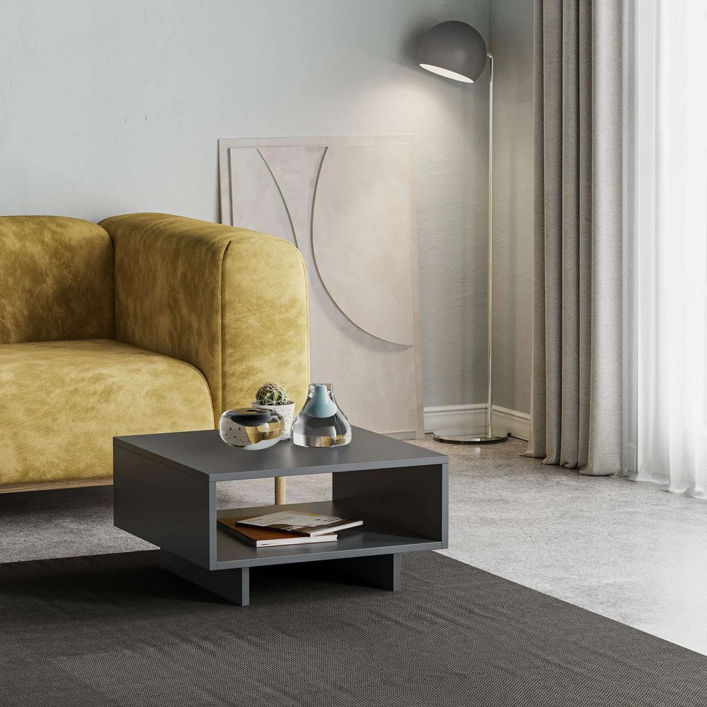 Mesa de Centro Hola – Antracite – 60x32x60 cm