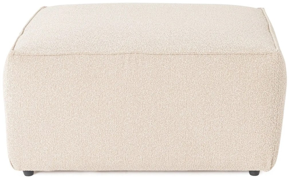 Pouffe Lora – Peach – 85x85x40 cm