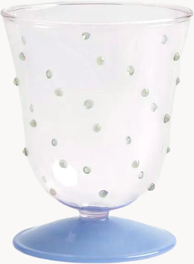 Copos de vinho artesanais Dot, conjunto de 2