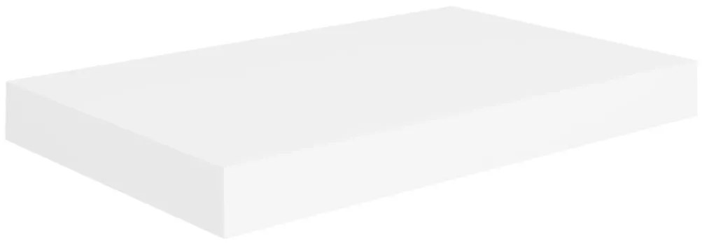 Prateleiras de parede suspensas 2 pcs 40x23x3,8cm MDF branco