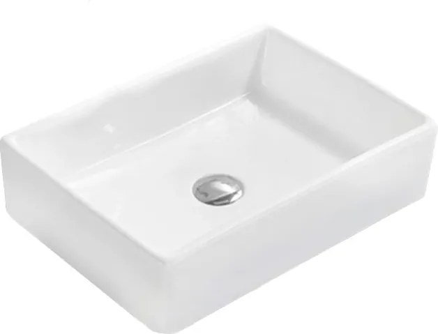 Mexen Dina lavatório de bancada 47 x 33 cm, branco - 21454700