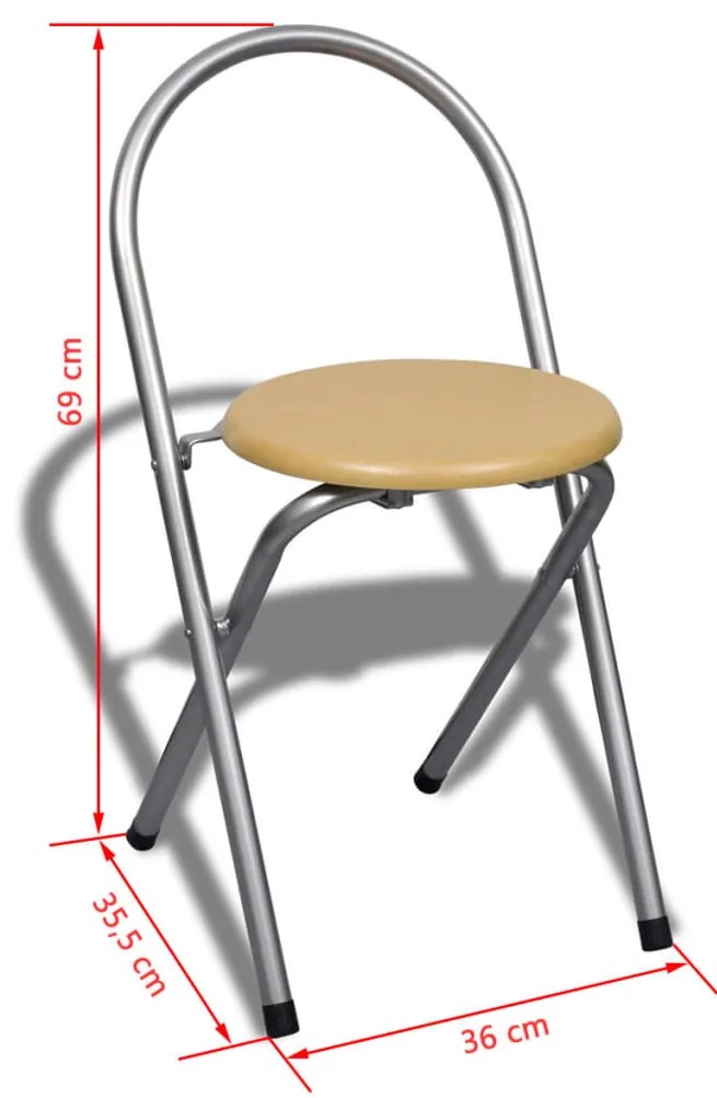 Conjunto de Bar, de Pequeno-Almoço com 2 Cadeiras