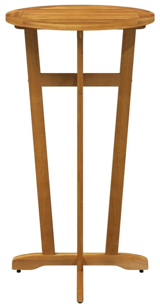 Mesa de bar para jardim Ø60x105 cm madeira de acácia maciça