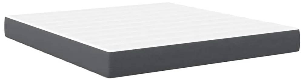 Colchão Medium Pocket Spring - Cinza Escuro - 180x200x20 cm Tecido