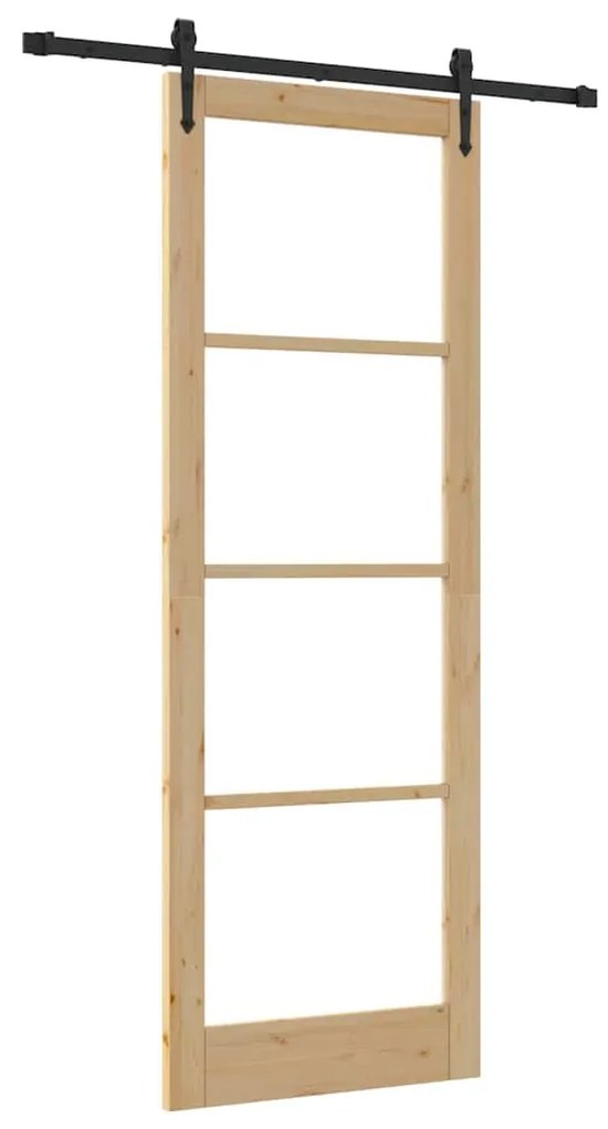 Porta Deslizante vidaXL com Conjunto de Ferragens "ORKDAL" 83x232 cm