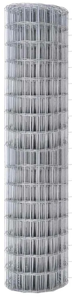 Cerca Euro com 7 postes de ponta de 1,4 x 10 m em aço galvanizado