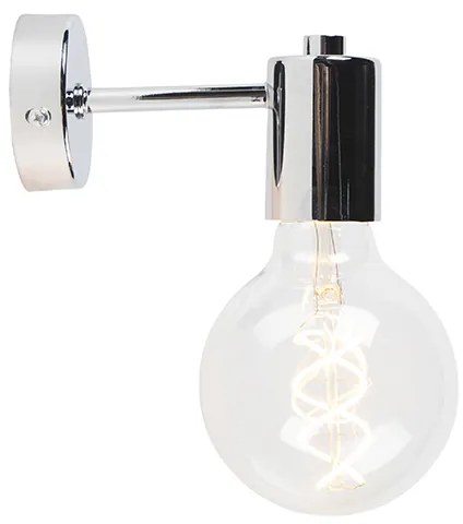 Candeeiro de parede moderno cromado - Facil Design,Moderno