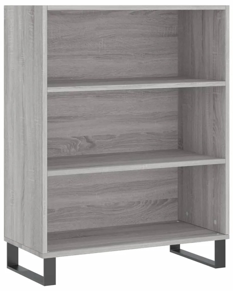 Armário alto 69,5x34x180 cm derivados de madeira sonoma cinza
