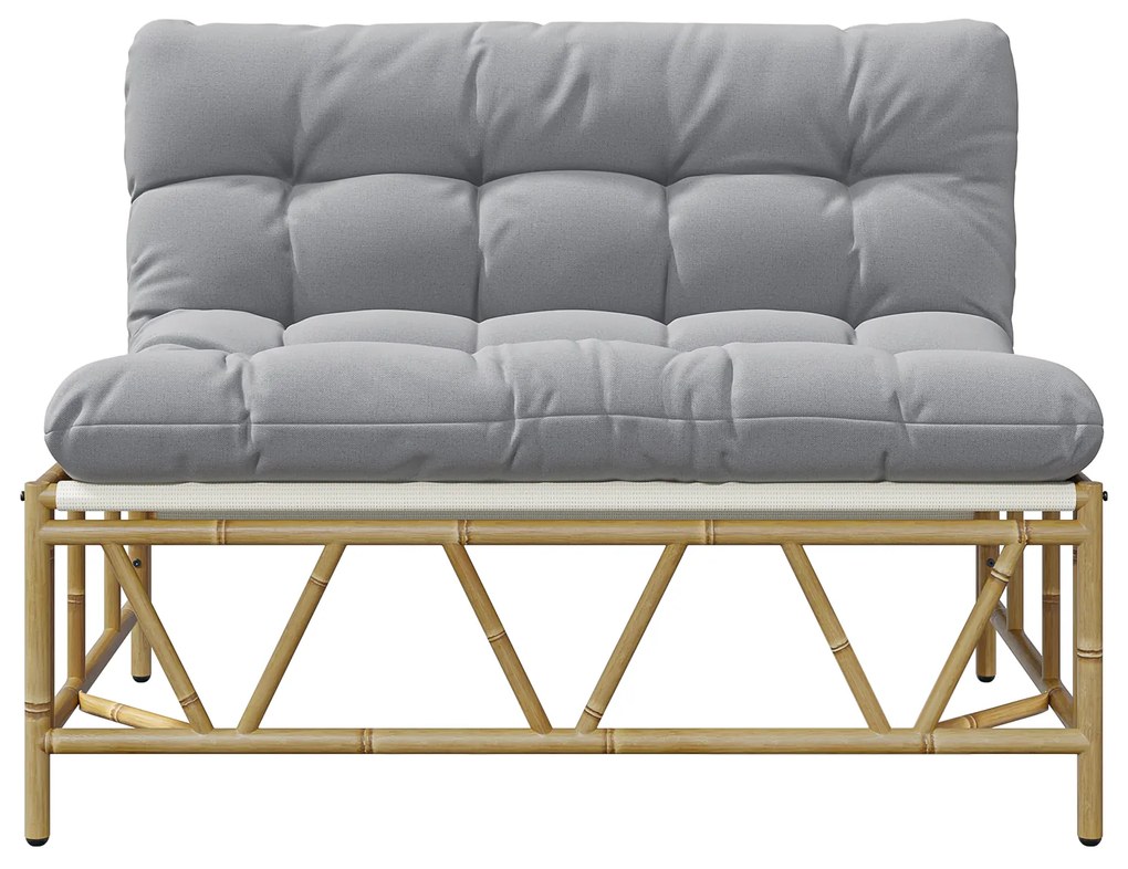 Banco de Jardim com Almofada 110x80x71 cm Aço