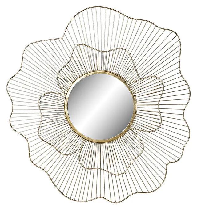 Espelho DKD Home Decor Metal Dourado (75.5 x 3 x 75 cm)