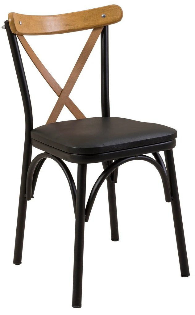 Conjunto de Mesa de Jantar Extensível Oliver – Preto – Mesa: 120x77x75