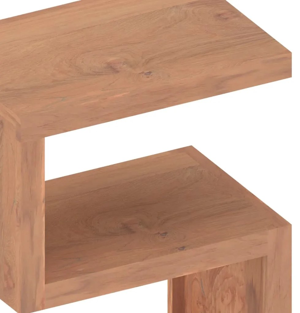 Mesa de apoio 45x30x60 cm madeira de teca maciça
