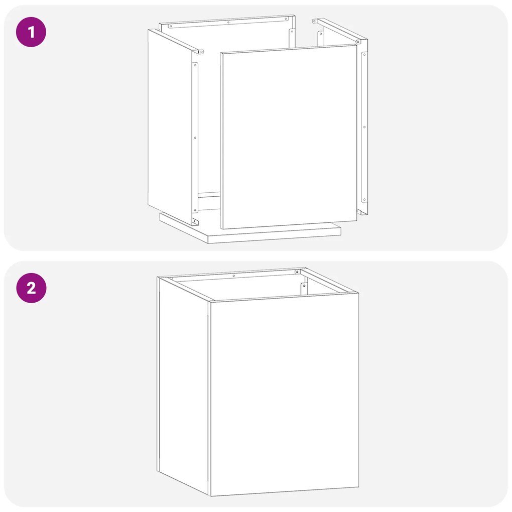 Vaso de Jardim Branco 32 x 32 x 40 cm Aço laminado a frio