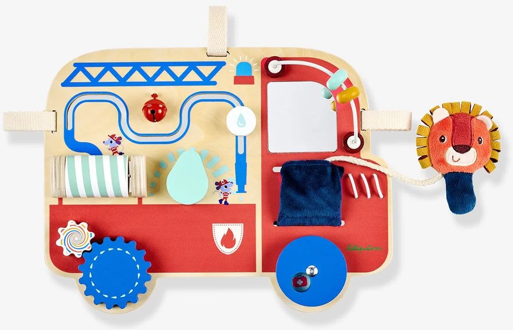 Painel de atividades caminhão de bombeiros LILLIPUTIEN multicolor