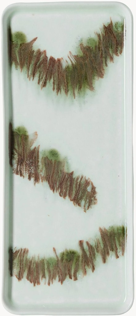 Tabuleiro de servir em esmalte reativo 70's