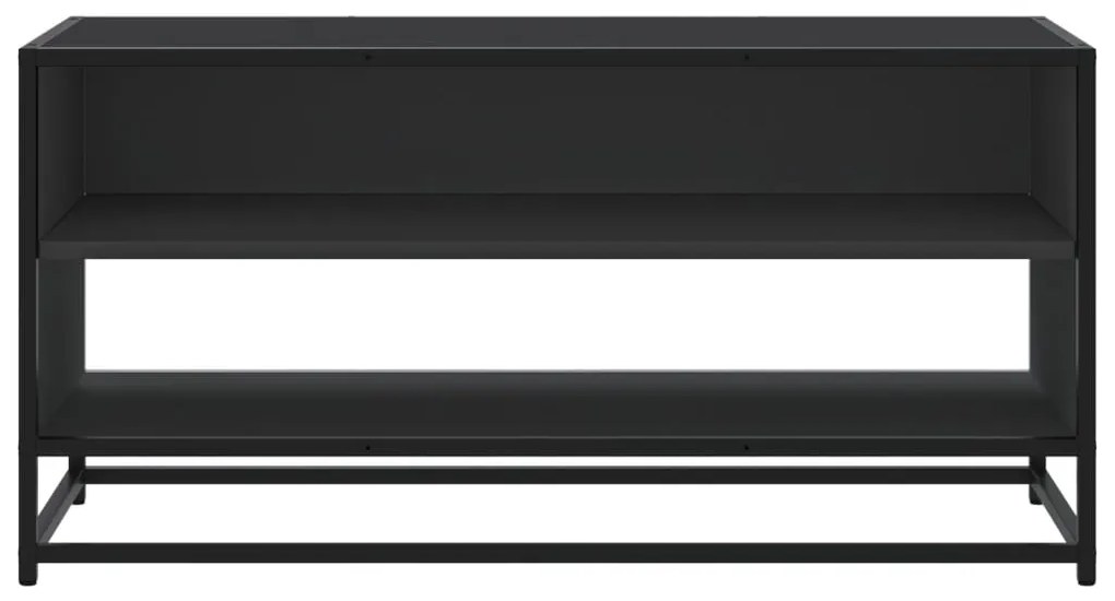 Móvel para TV 91x40x46 cm derivados de madeira/metal preto