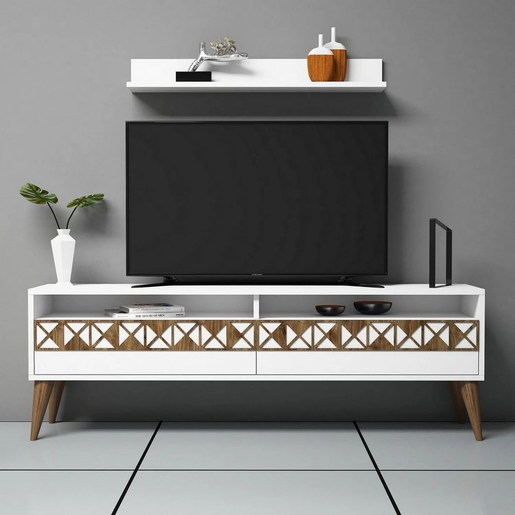 Unidade TV Line – Branco – 150x50x30 cm