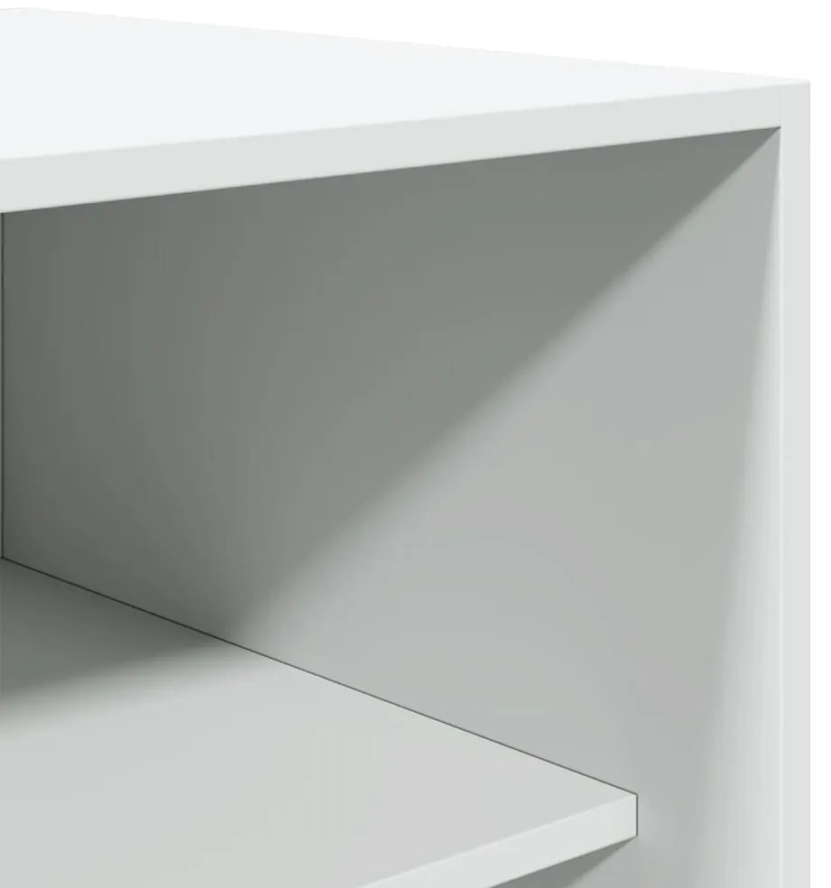 Roupeiro 80x50x200 cm derivados de madeira branco