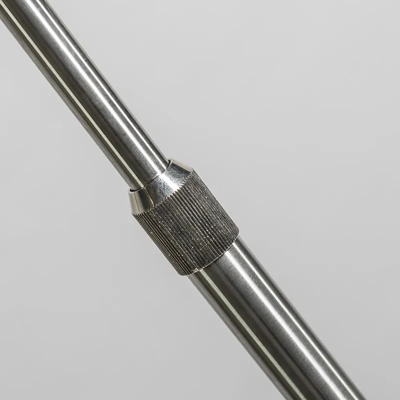 Candeeiro de arco moderno em aço com base em mármore - XXL