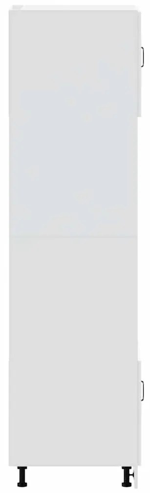 Armários forno 2pcs Kalmar derivados madeira branco brilhante
