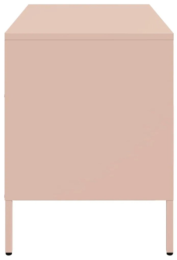Móvel de TV 68x39x50,5 cm aço rosa