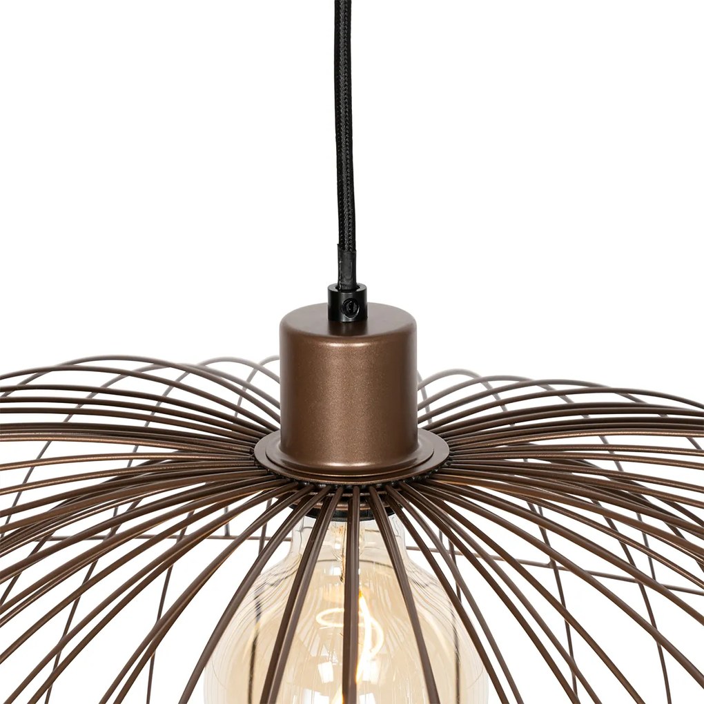 Candeeiro de suspensão design bronze 45 cm - Pua Design