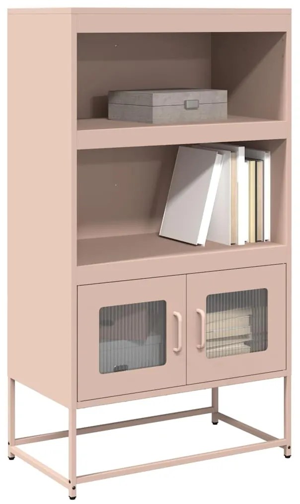 Móvel alto 68x39x123 cm aço rosa