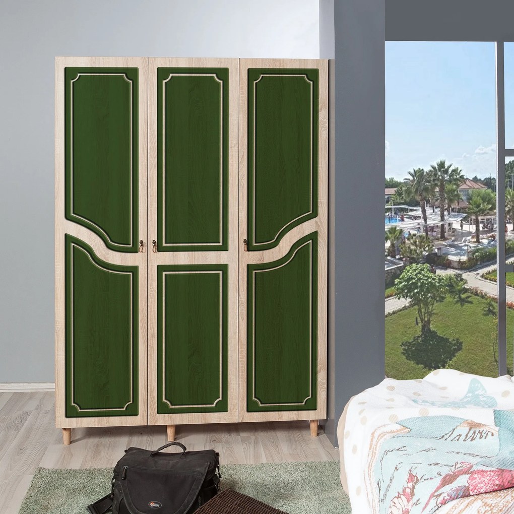 Roupeiro Mode – Carvalho Sonoma – 135 cm x 192 cm x 52 cm