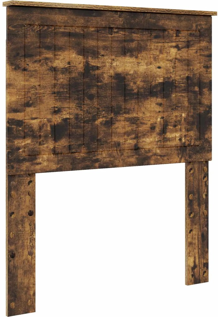 vidaXL Cabeceira Carvalho Defumado 80 cm Madeira processada