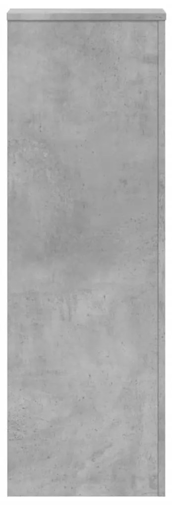 Suporte p/ plantas 33x33x100 cm derivados madeira cinza cimento