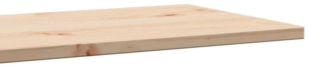 Tampos de mesa retangulares 2 pcs 70x35x1,7 cm pinho maciço