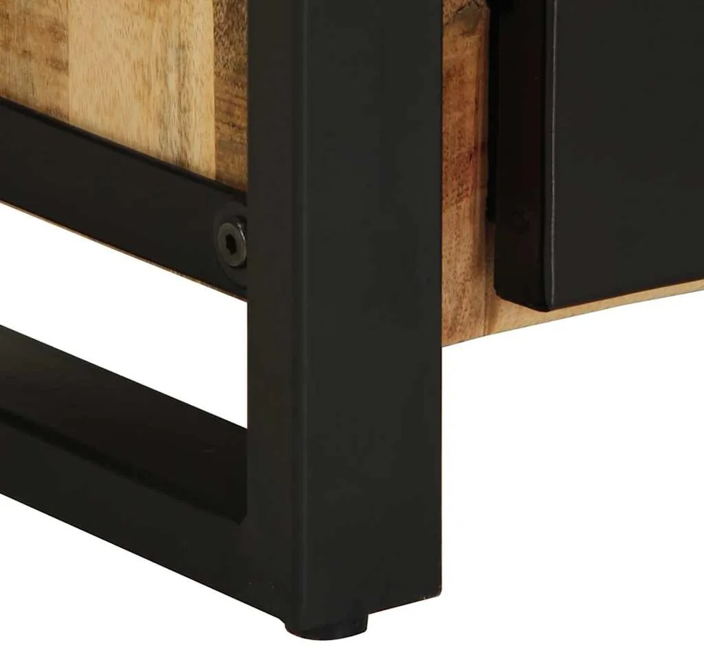 Mesa de cabeceira 40x30x51 cm madeira maciça manga áspera