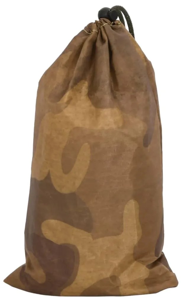 Rede de camuflagem com saco de arrumação 521x493 cm areia