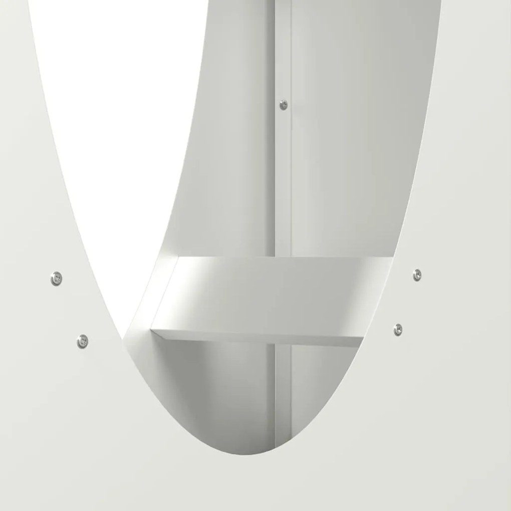 Suporte para lenha 50x23x100 cm aço laminado a frio branco