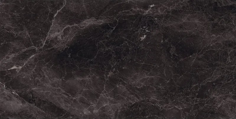 Mexen Merison Gres preto vidrado rec. G1, azulejo de chão e parede 120 x 60 cm, alto brilho - TL203-120-060-00