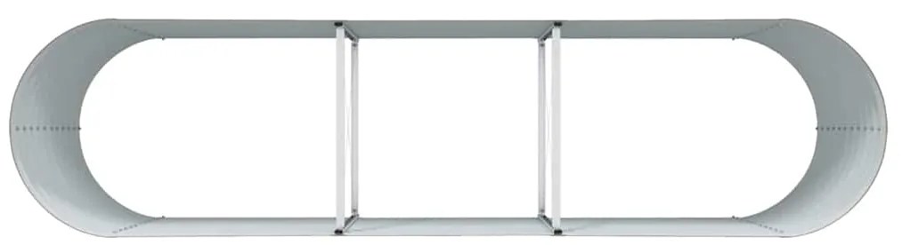 Cama Elevada Plantadeira Efeito Madeira Metal 320 X 80 X 81 cm