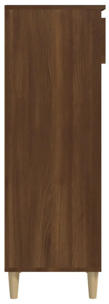 Sapateira 40x36x105 cm derivados de madeira carvalho castanho