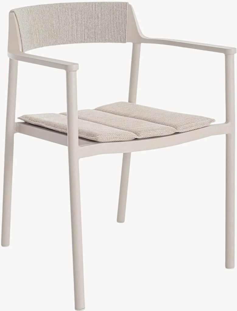 Cadeiras de jardim com apoio de braços Ropery, conjunto de 4