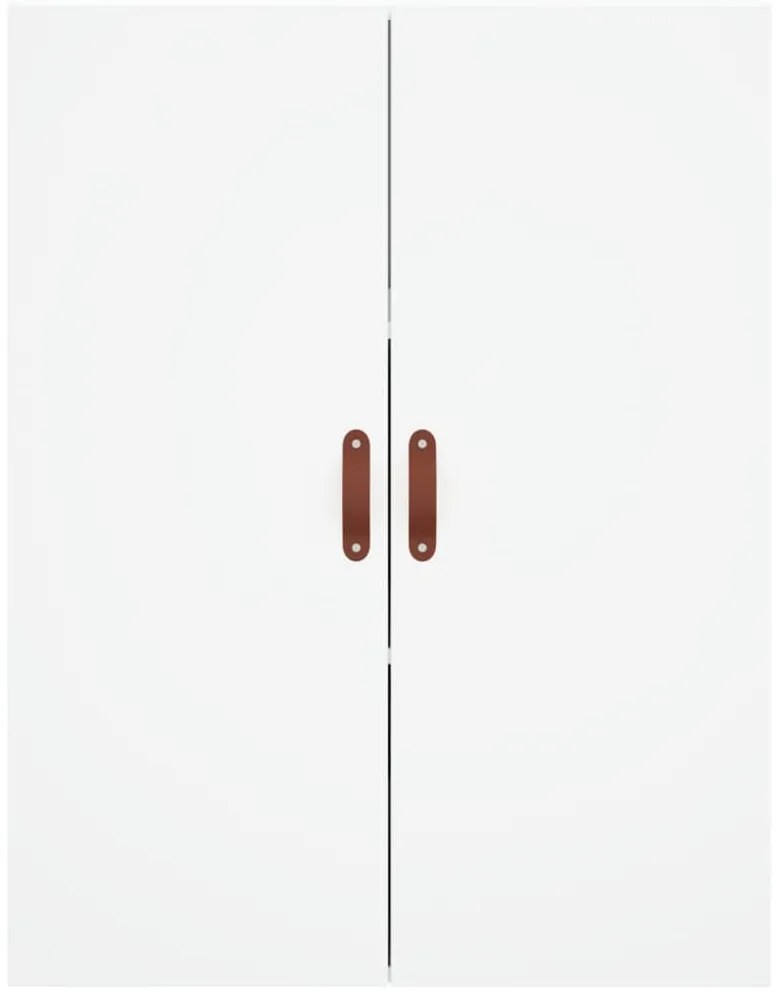 Armário alto 69,5x34x180 cm derivados de madeira branco