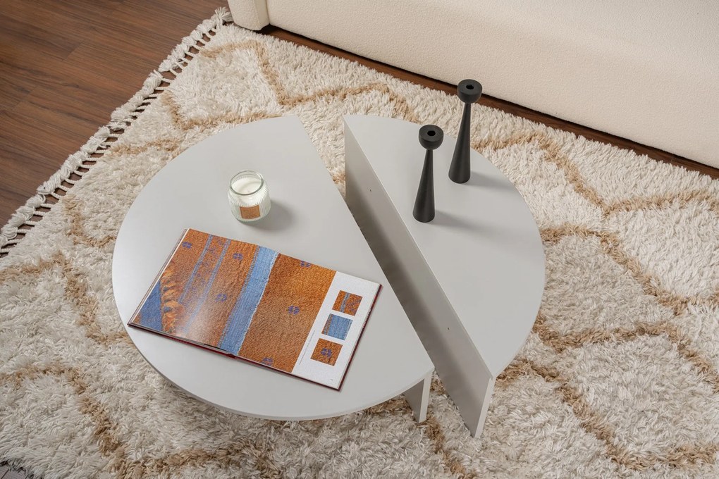 Mesa de Centro Orion – Cinza – 90x30x60 cm