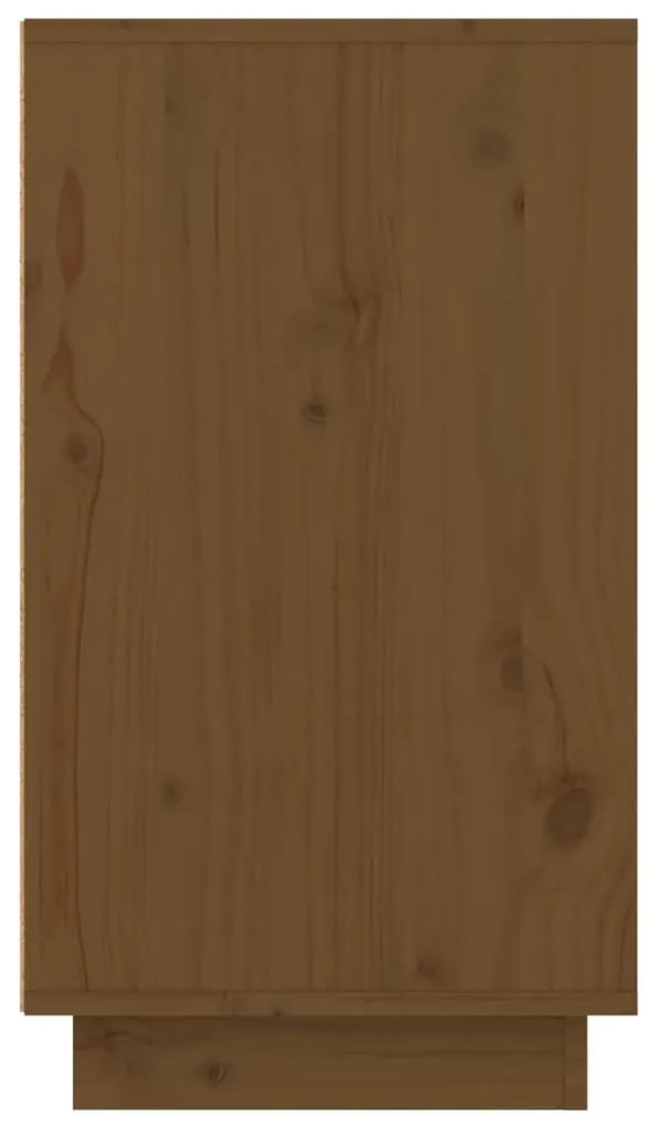 Sapateira 110x34x61 cm madeira de pinho maciça castanho mel