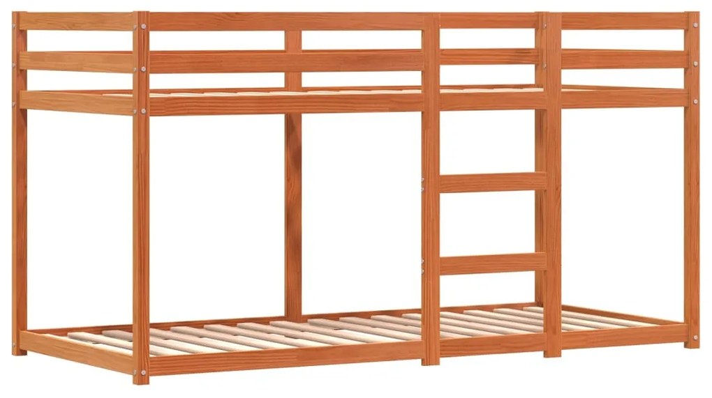 Beliche com cortinas 75x190 cm madeira de pinho maciça rosa